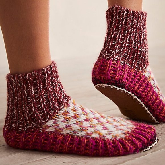 Free People NWT Ariana Bohling Alpaca & Wool Slippers